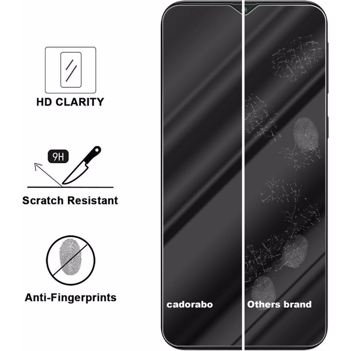 Thumbnail - Cadorabo Displayschutzglas (1 Stück, HTC One M10, Samsung Galaxy A10), Smartphone Schutzfolie, Transparent