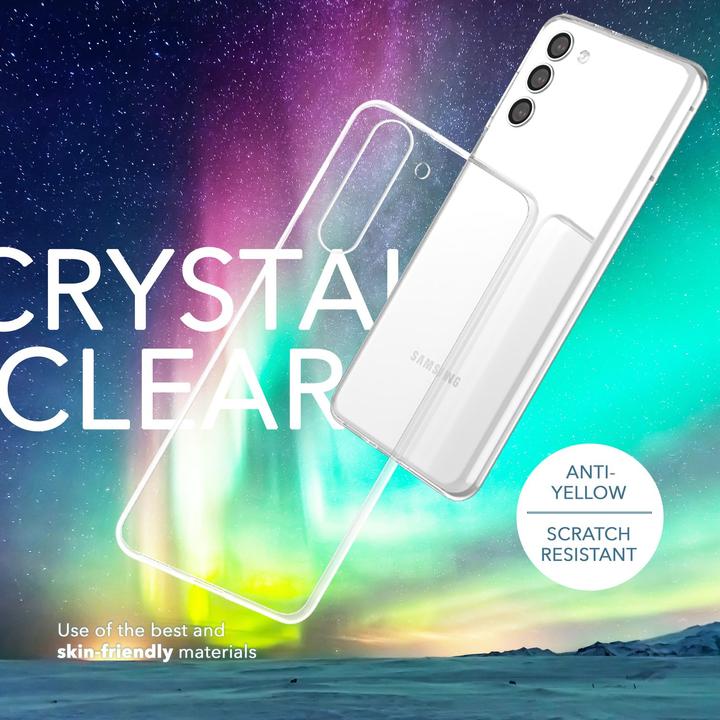 Actual product image Nalia Clear silicone case with 2x display & camera protection (Samsung Galaxy S23)