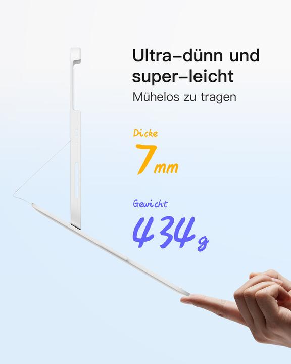 Actual product image Inateck Keyboard iPad 12,9"-13" QWERTZ white (DE)