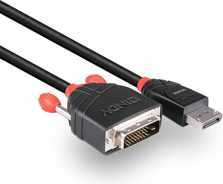 Actual product image Lindy DisplayPort — DVI (5 m, DisplayPort, DVI)