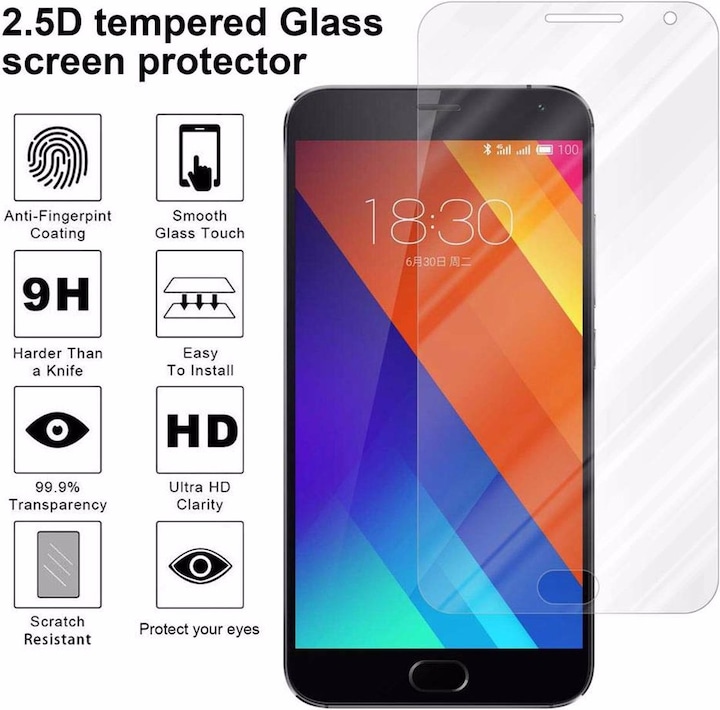 Produktbild Cadorabo Displayschutzglas (1 Stück, Meizu MX5)