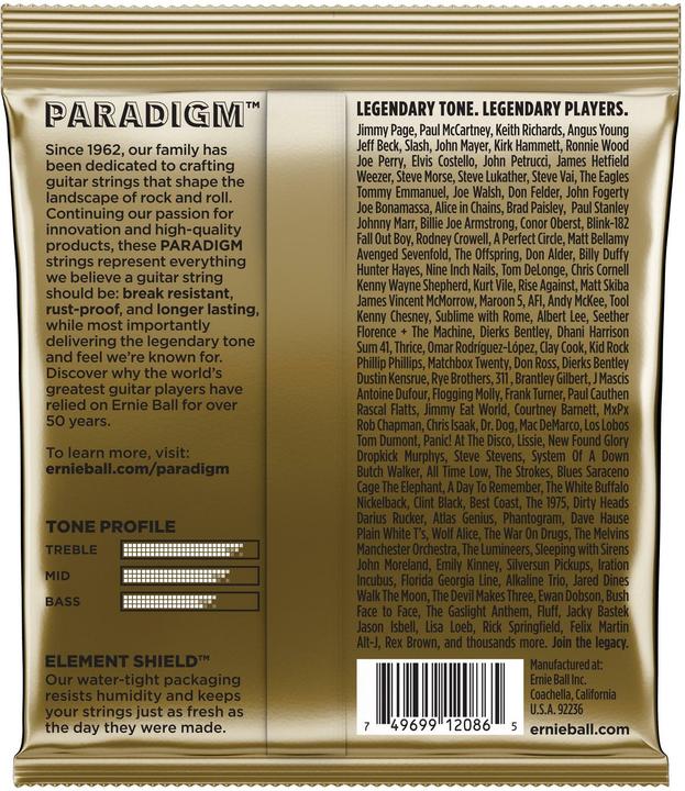 Immagine prodotto Ernie Ball Paradigma (6x, Chitarra, 0.05")