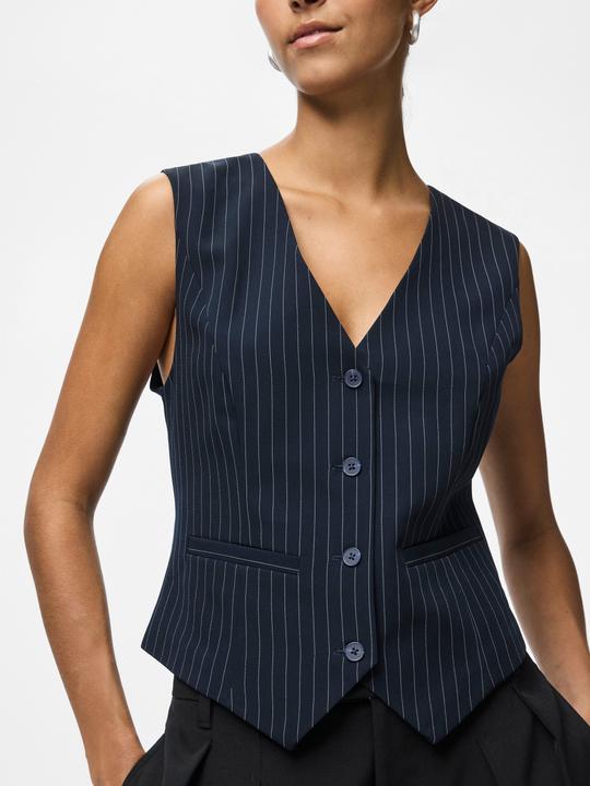 Image du produit Pieces Pcbozzy Vest Noos Pinstripe Exp Bc (M)