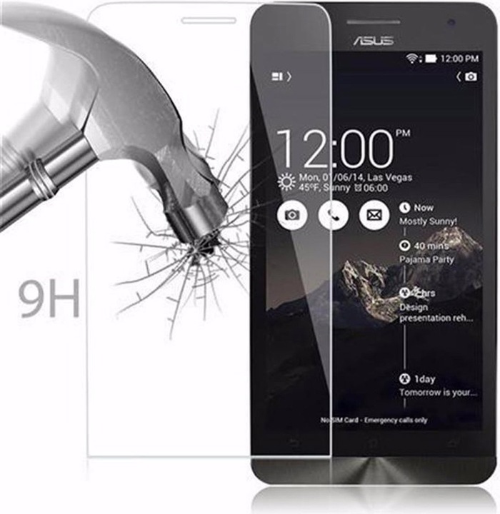 Actual product image Cadorabo display protection glass (1 Piece, Asus Zenfone 6)