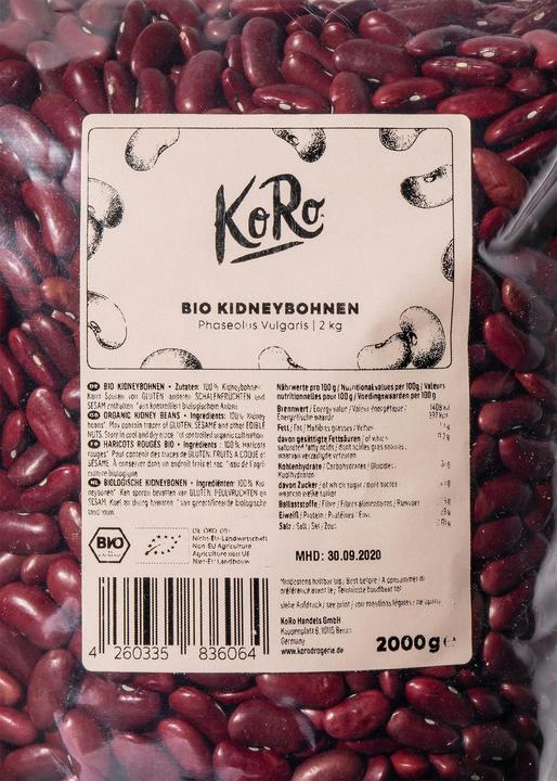 Produktbild KoRo Bio getrocknete Kidneybohnen (2000 g)