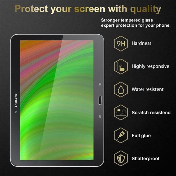 Actual product image Cadorabo display protection glass (1 pcs., Samsung Galaxy Tab 4 10.1)