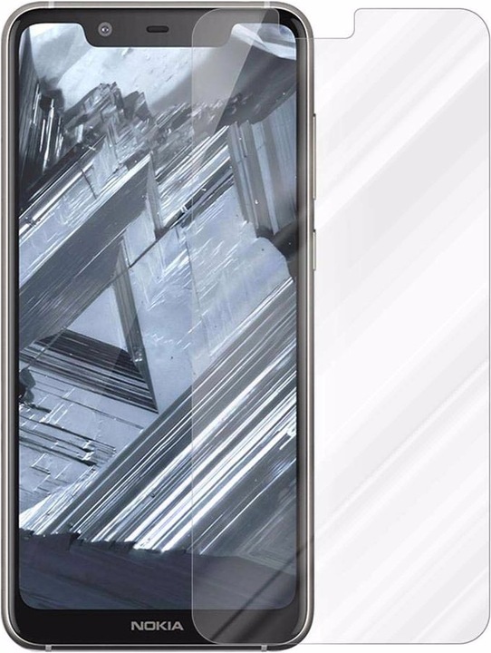 Actual product image Cadorabo display protection glass (1 Piece, Nokia 5.1 Plus)