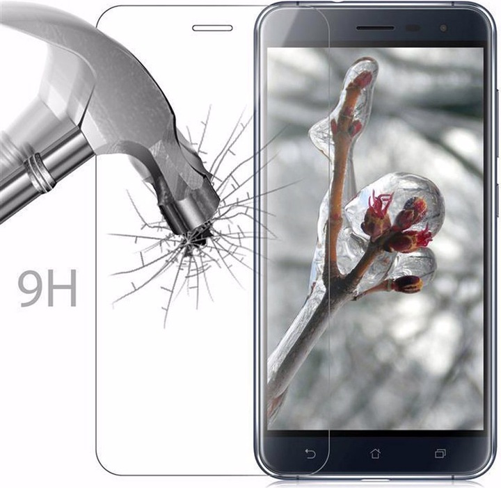 Actual product image Cadorabo display protection glass (1 Piece, Asus Zenfone 3)