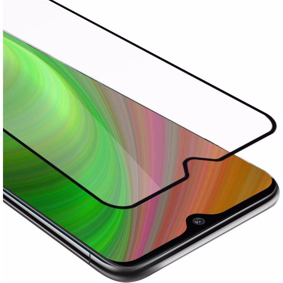 Cadorabo Vollbild Displayschutzglas (1 Stück, Nokia 7.2), Smartphone Schutzfolie, Schwarz