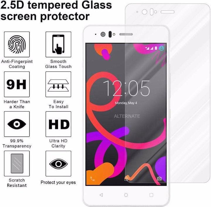 Produktbild Cadorabo Displayschutzglas (1 Stück, BQ Aquaris M5)