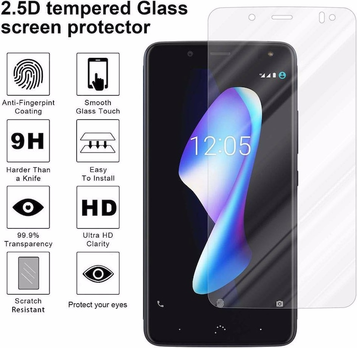 Produktbild Cadorabo Displayschutzglas (1 Stück, BQ Aquaris V, BQ Aquaris VS Plus)