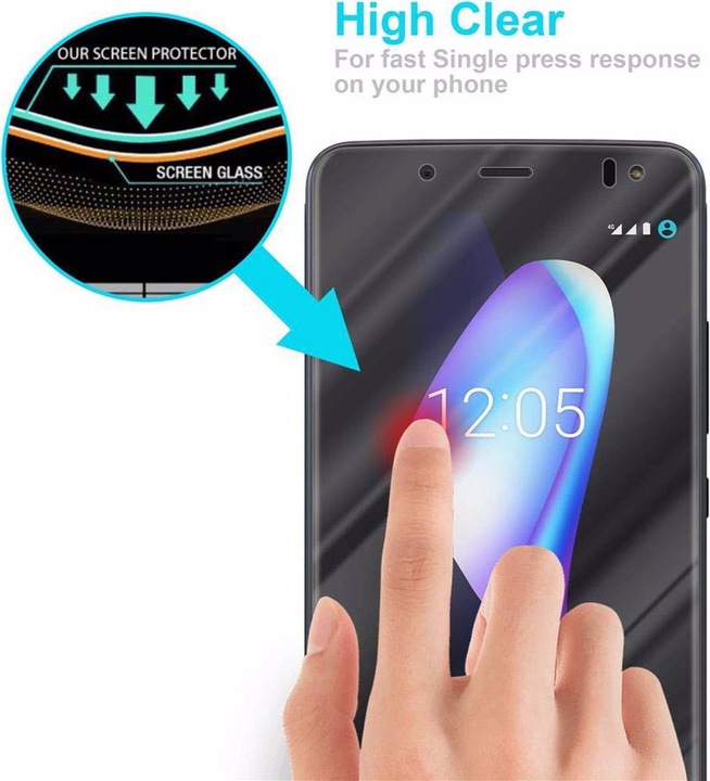Produktbild Cadorabo Displayschutzglas (1 Stück, BQ Aquaris V, BQ Aquaris VS Plus)
