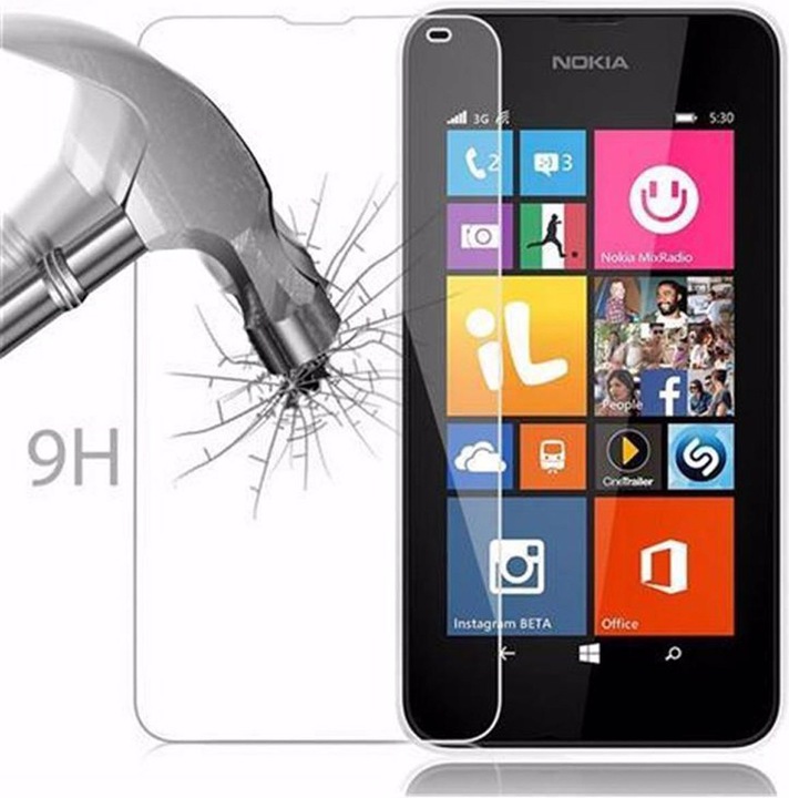 Actual product image Cadorabo display protection glass (1 Piece, Microsoft Lumia 540)