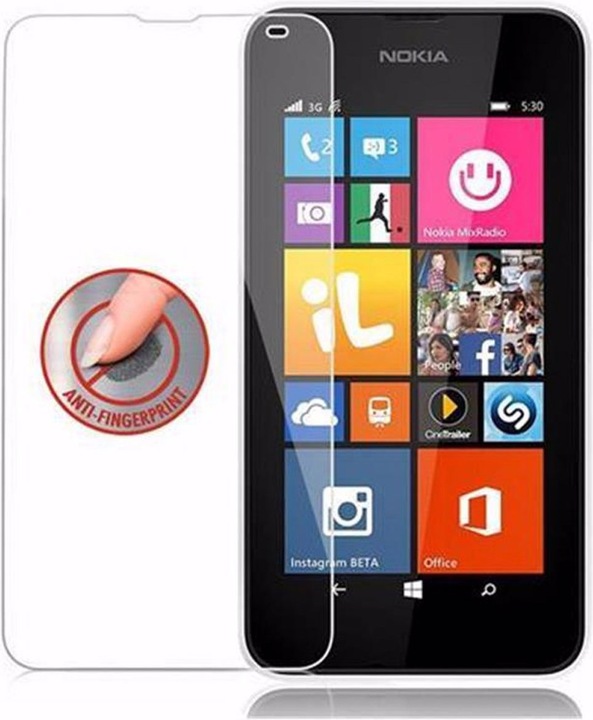 Actual product image Cadorabo display protection glass (1 Piece, Microsoft Lumia 540)