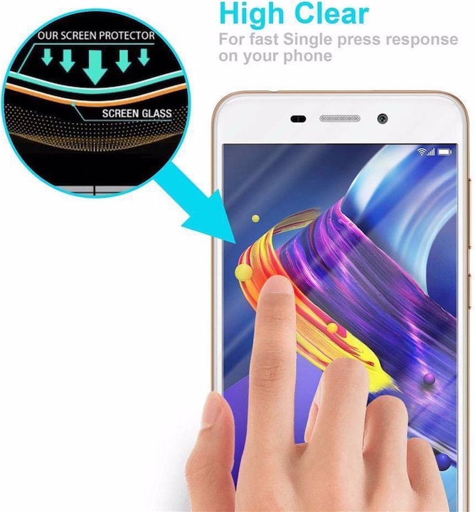 Produktbild Cadorabo Displayschutzglas (1 Stück, Honor 6C Pro)