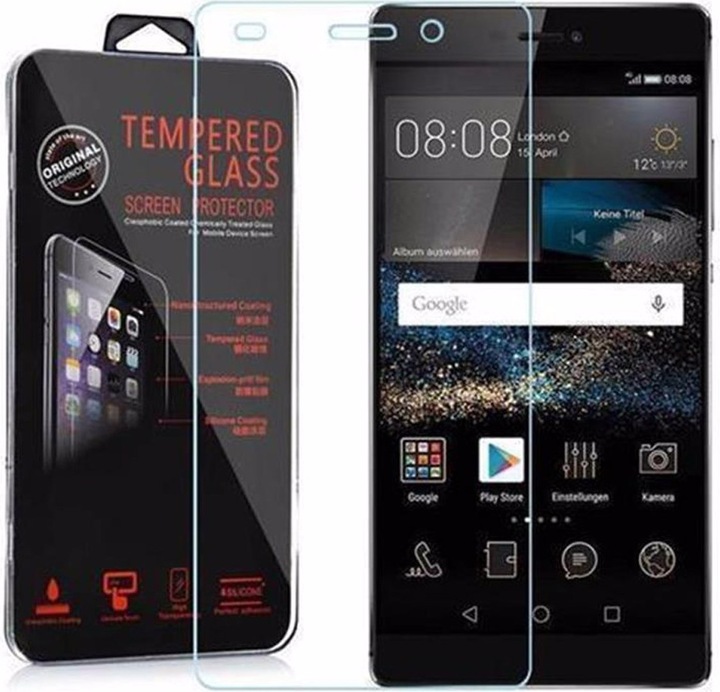 Actual product image Cadorabo display protection glass (1 Piece, Huawei P8)