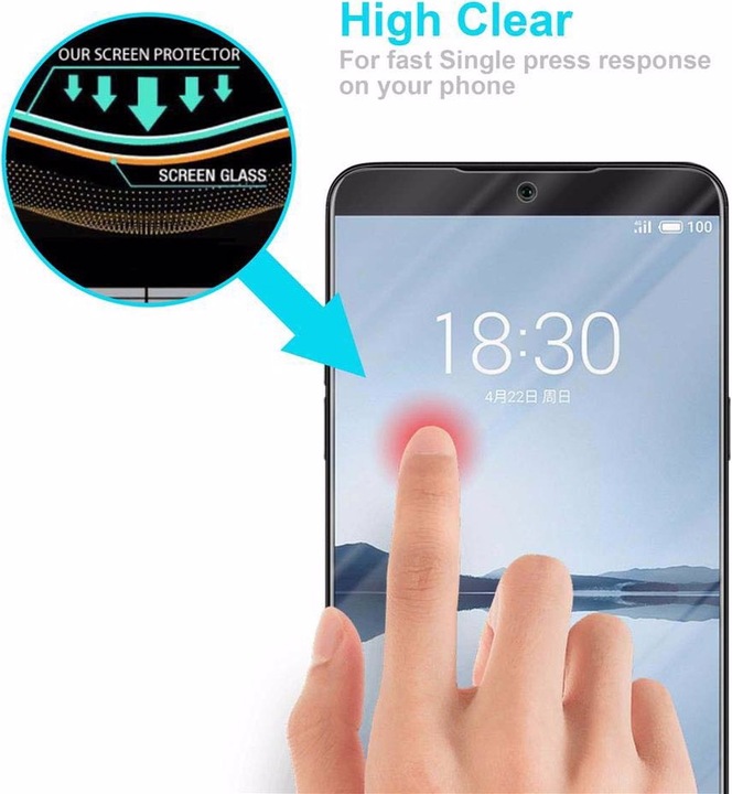Produktbild Cadorabo Displayschutzglas (1 Stück, Meizu 15)