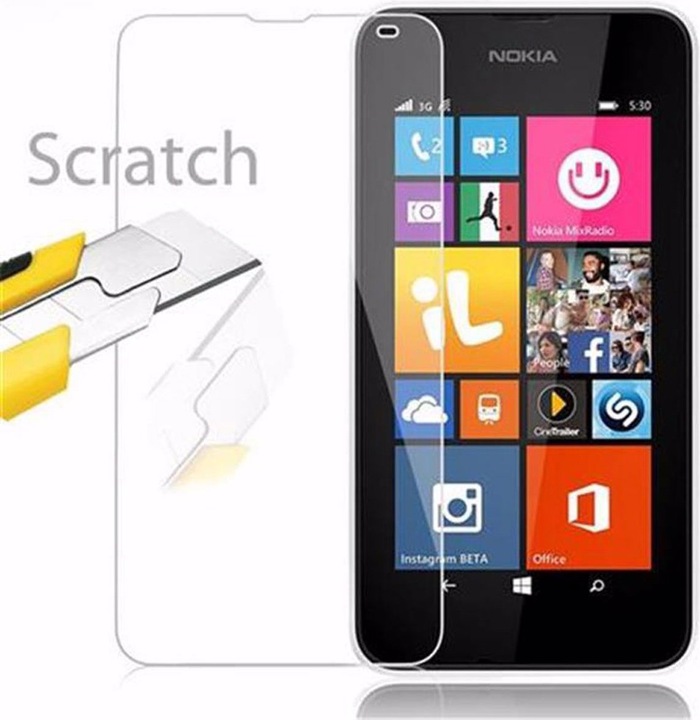 Actual product image Cadorabo display protection glass (1 Piece, Nokia Lumia 530)