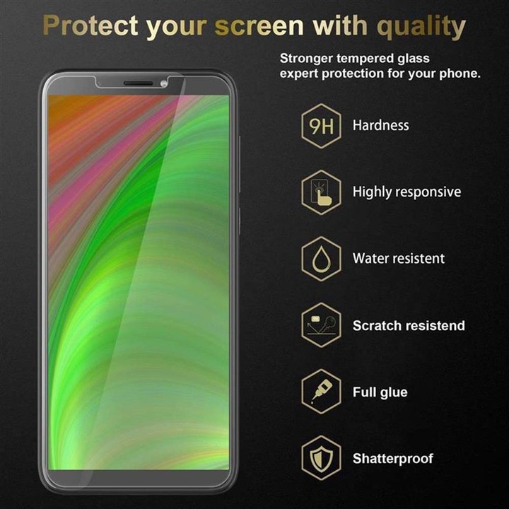 Produktbild Cadorabo Displayschutzglas (1 Stück, HTC Desire 12+)