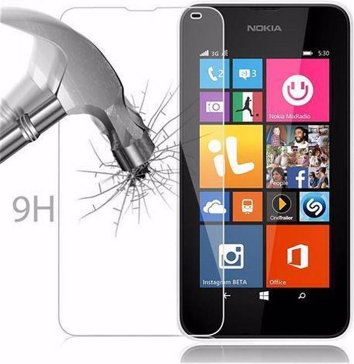 Actual product image Cadorabo display protection glass (1 Piece, Nokia Lumia 532)