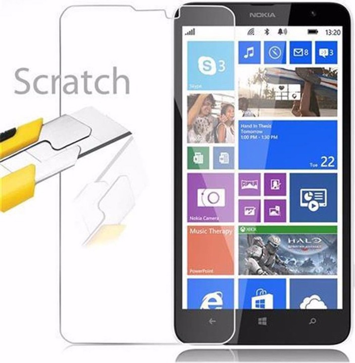Actual product image Cadorabo display protection glass (1 Piece, Nokia Lumia 1320)