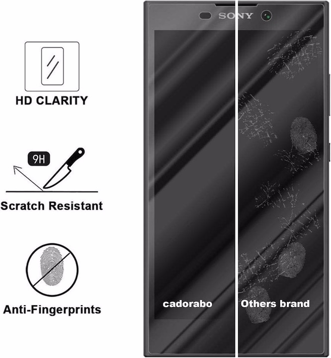 Actual product image Cadorabo display protection glass (1 Piece, Sony Xperia L2)