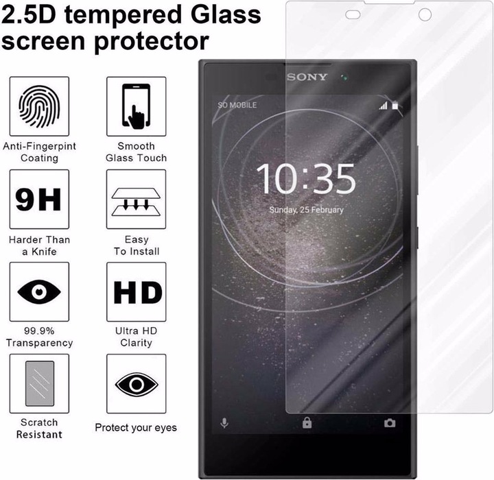 Produktbild Cadorabo Displayschutzglas (1 Stück, Sony Xperia L2)