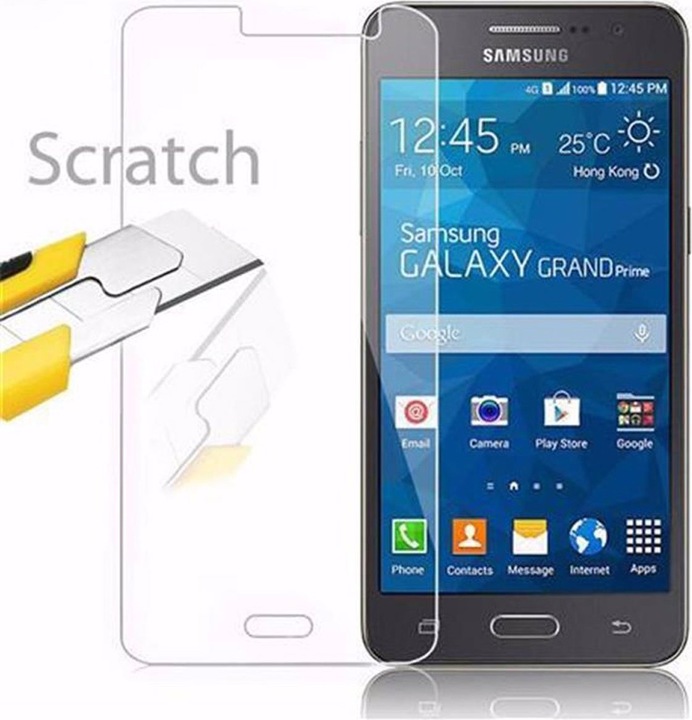 Actual product image Cadorabo display protection glass (1 Piece, Samsung Galaxy Grand Prime)