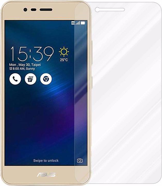 CADORABO - 3x Pellicola Di Armatura Compatibile Con Asus Zenfone Live In Elevata Trasparenza - 3x Vetro Temperato (tempered) Di Protezione Del Display In Durezza 9h Con 3d Touch
