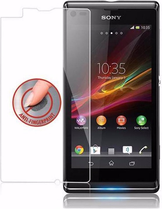Actual product image Cadorabo display protection glass (1 Piece, Sony Xperia L)