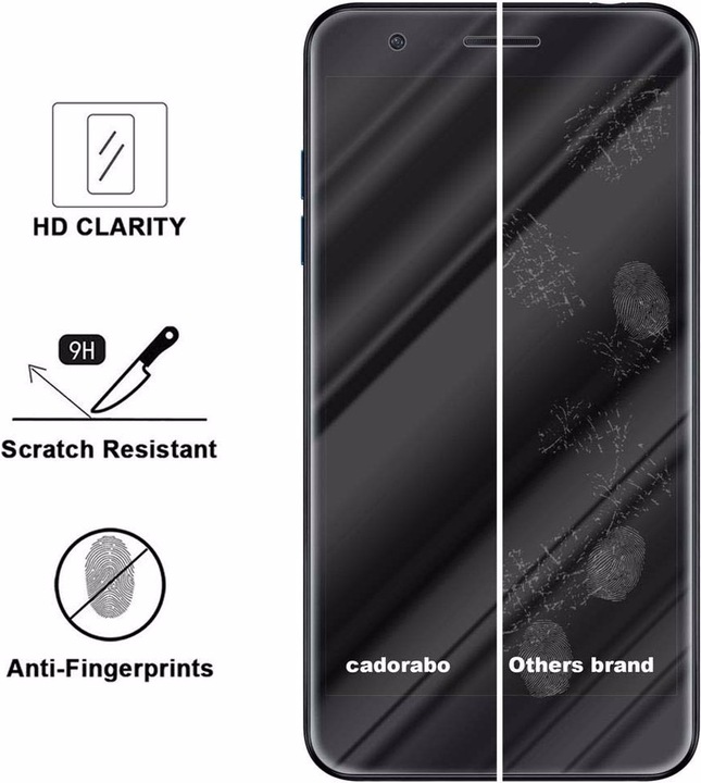 Actual product image Cadorabo display protection glass (1 Piece, LG K10 2018, K11, LG K11 Plus)
