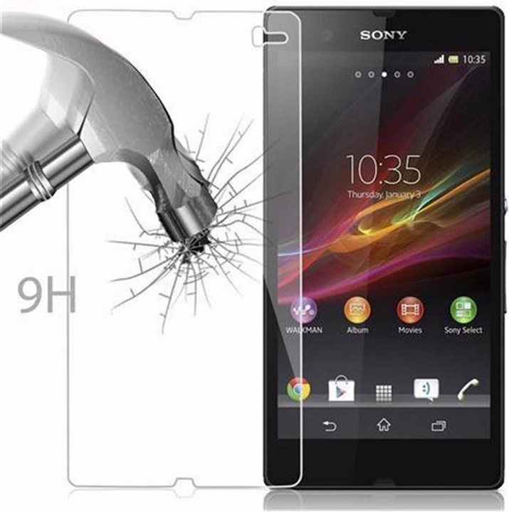Actual product image Cadorabo display protection glass (1 Piece, Sony Xperia Z)