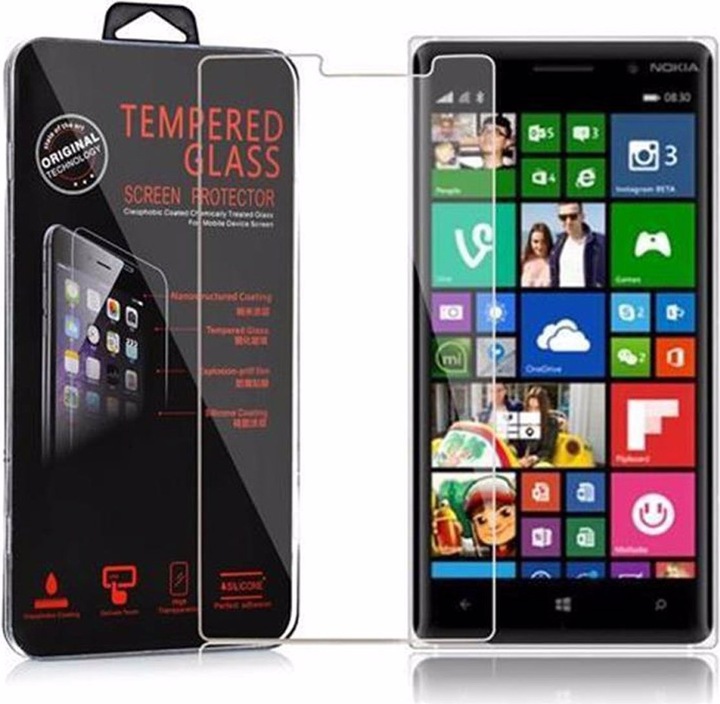 Actual product image Cadorabo display protection glass (1 Piece, Nokia Lumia 830)