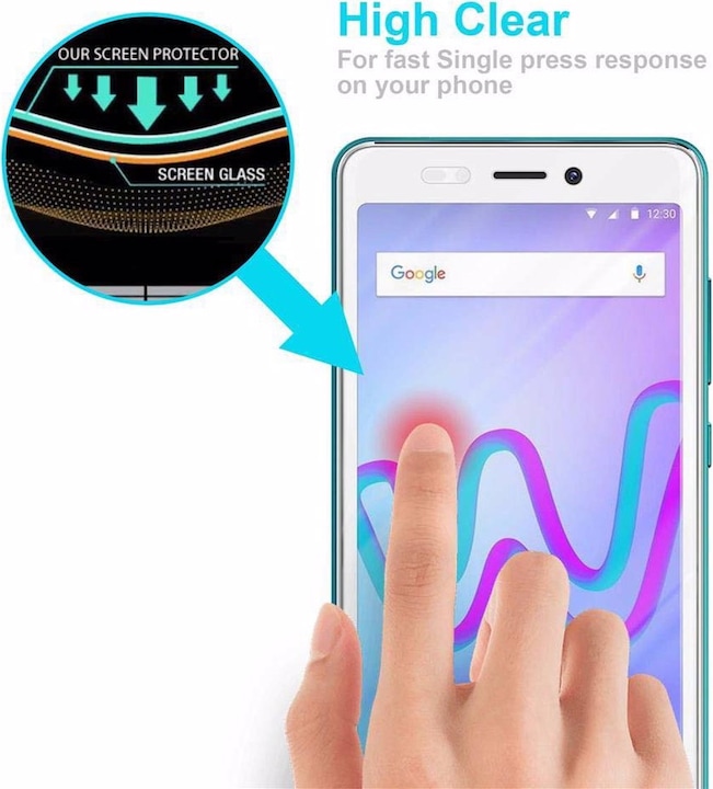 Produktbild Cadorabo Displayschutzglas (1 Stück, Wiko Jerry 3)