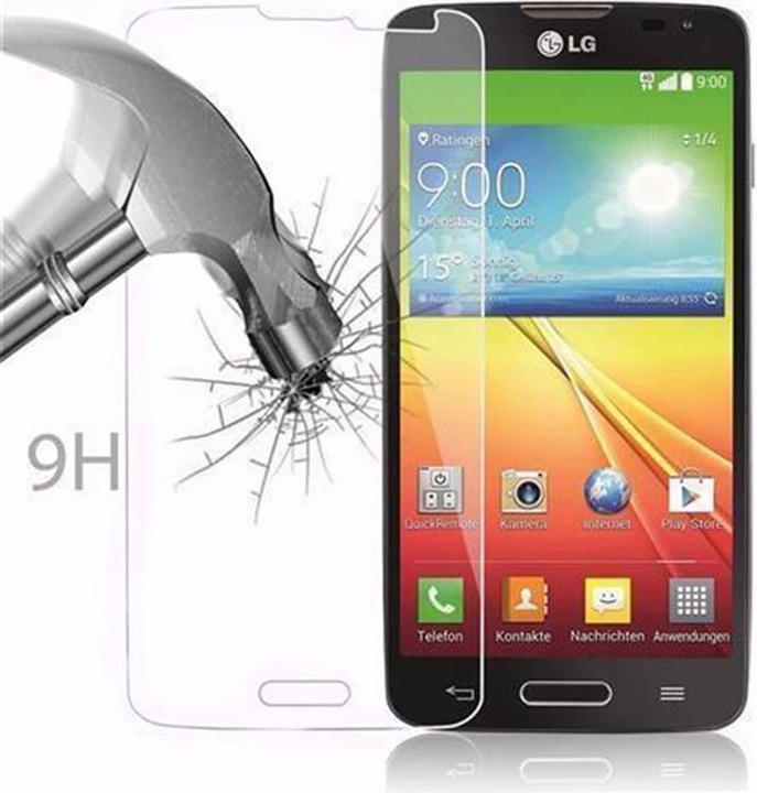 Actual product image Cadorabo display protection glass (1 Piece, LG L90)