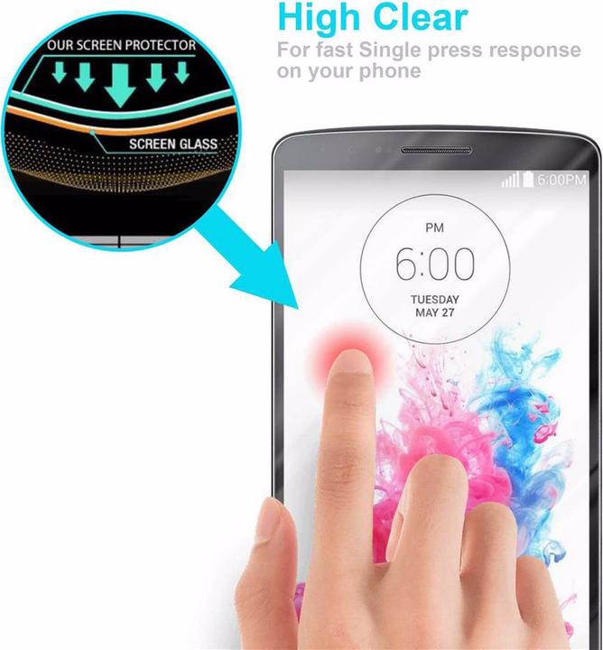 Produktbild Cadorabo Displayschutzglas (1 Stück, LG G3)