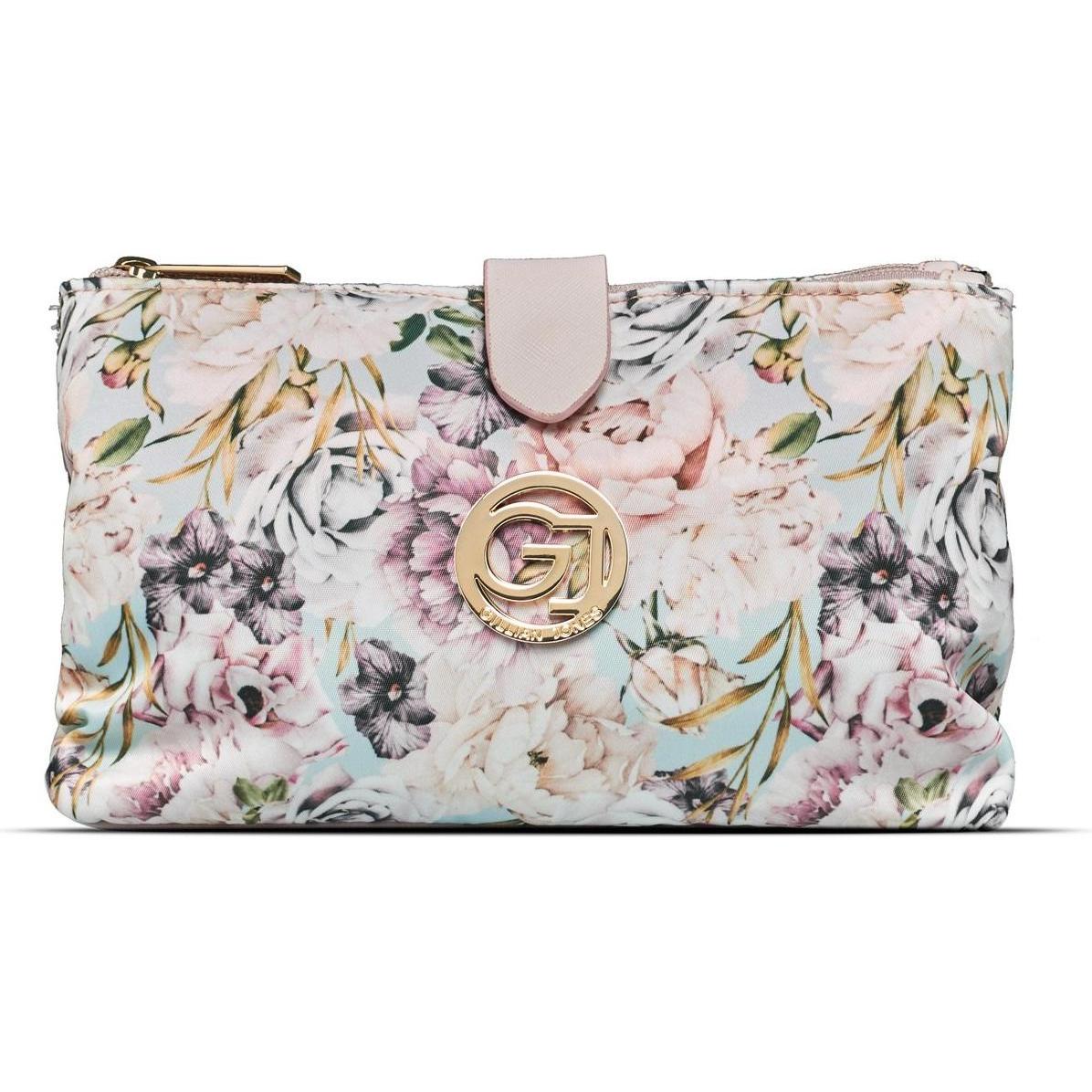 Cimi, Necessaire, Gillian Jones - THE WEEKENDER Borsetta per il trucco - Rose flowerprint, Rosa