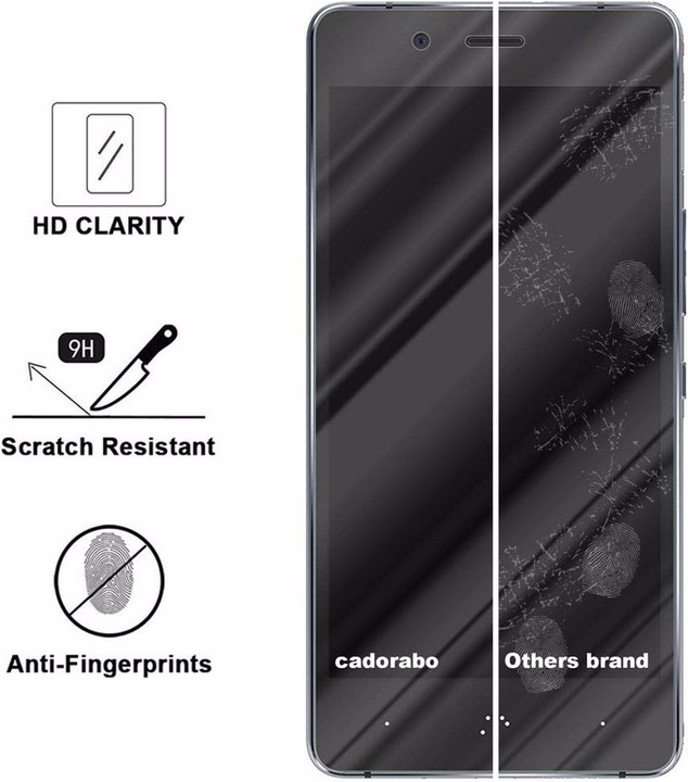 Actual product image Cadorabo display protection glass (1 Piece, BQ Aquaris X5)