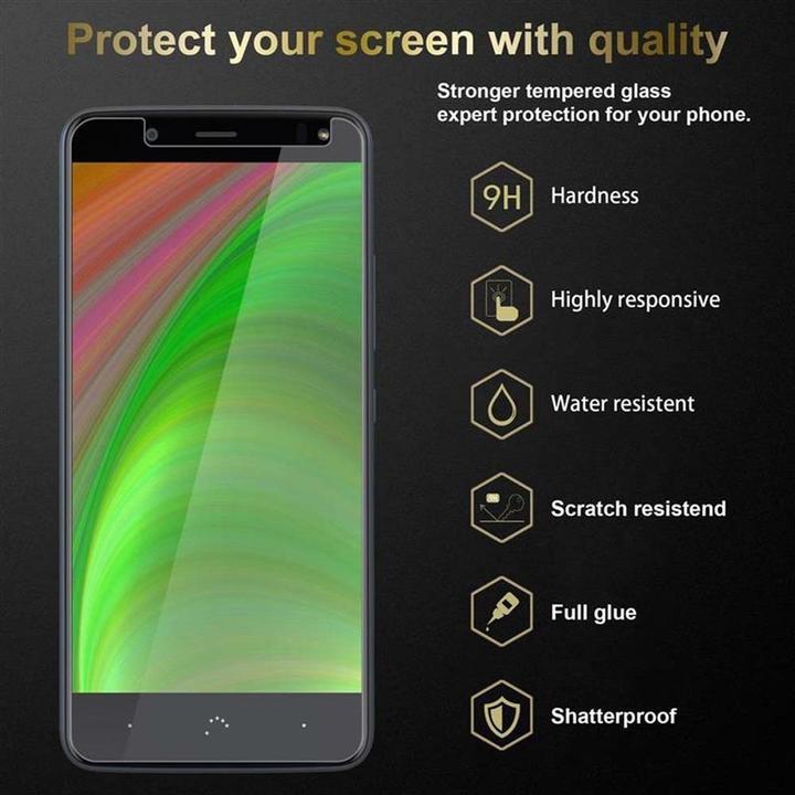 Actual product image Cadorabo Display protection glass (1 pcs., BQ Aquaris U2, BQ Aquaris U2 Lite)