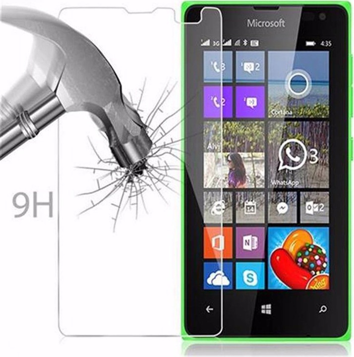 Actual product image Cadorabo display protection glass (1 Piece, Nokia Lumia 435)