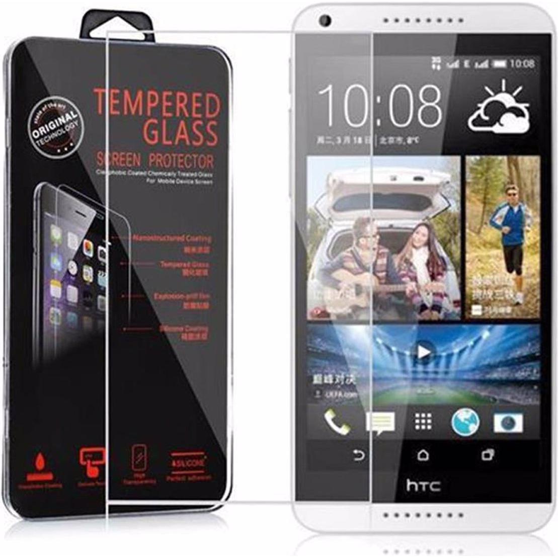 Cadorabo Displayschutzglas (1 Stück, HTC Desire 816), Smartphone Schutzfolie, Transparent