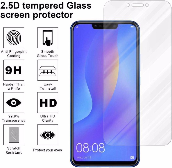 Produktbild Cadorabo Displayschutzglas (1 Stück, Huawei P Smart Pro (2019))