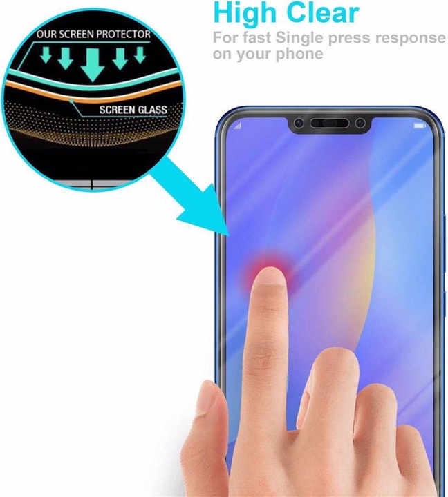 Produktbild Cadorabo Displayschutzglas (1 Stück, Huawei P Smart Pro (2019))