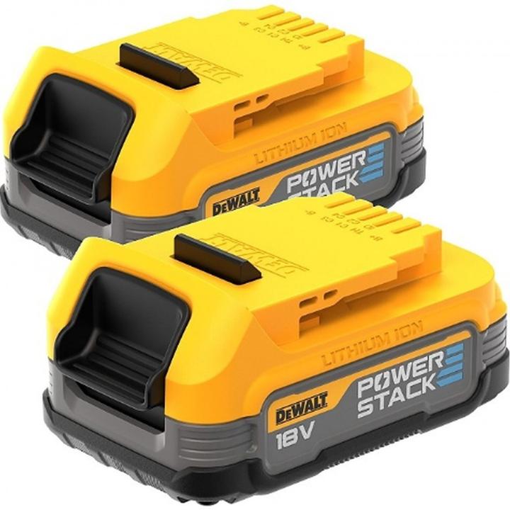 Produktbild DeWalt 2 Akkumulatoren 18V 1.7Ah POWERSTACK Set (18 V)