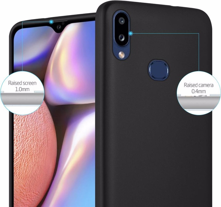 Produktbild Cadorabo TPU Matt Metallic Cover (Samsung Galaxy A10s)