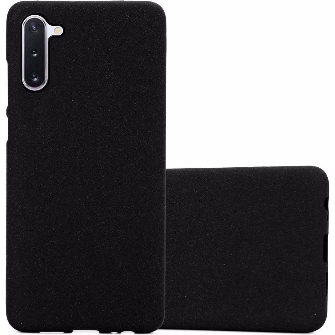 Cadorabo TPU Frosted Cover (Samsung Galaxy Note 10), Smartphone Hülle, Schwarz