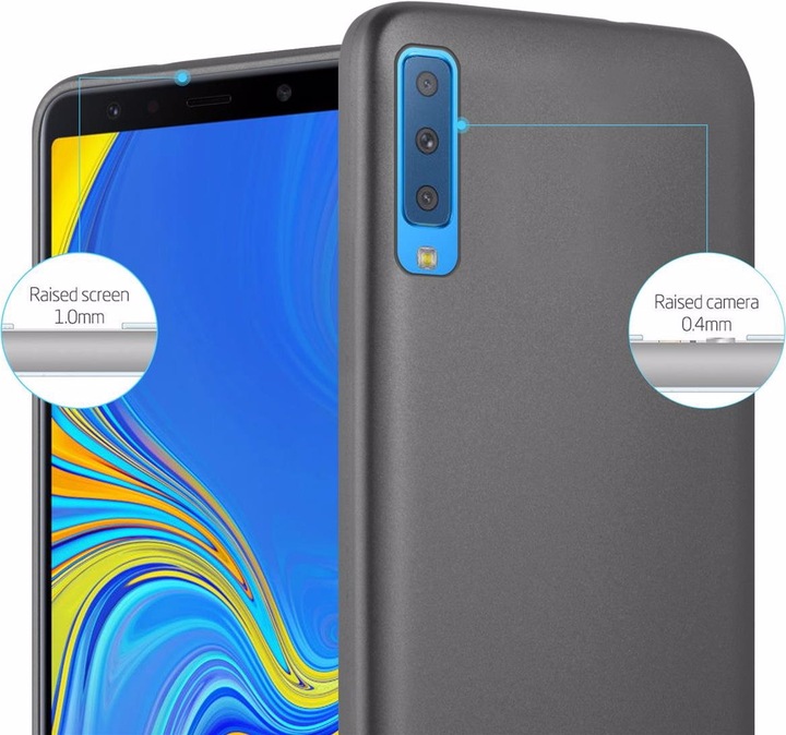 Produktbild Cadorabo TPU Matt Metallic Cover (Samsung Galaxy A7 (2018))