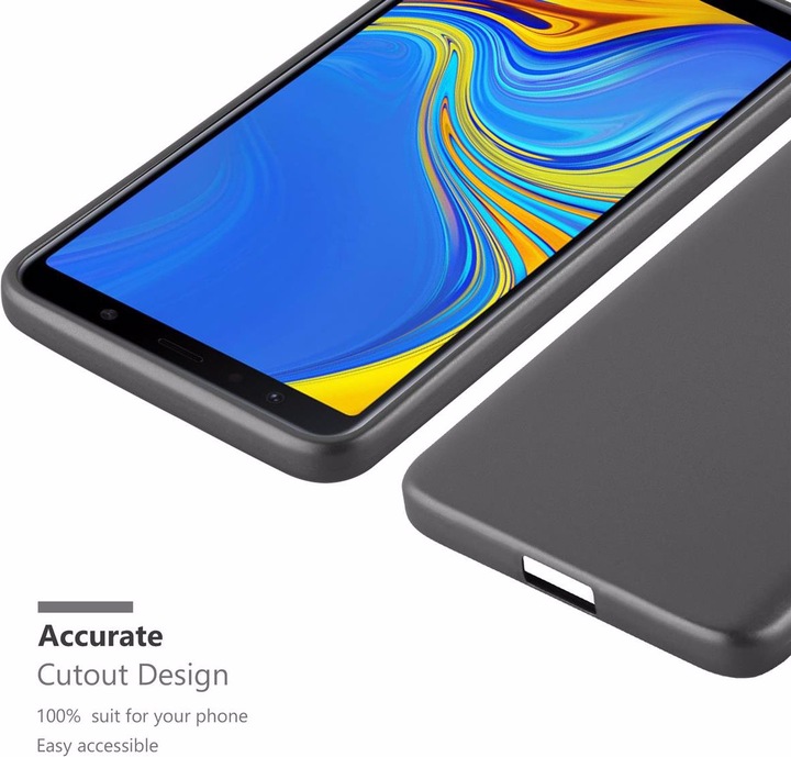 Produktbild Cadorabo TPU Matt Metallic Cover (Samsung Galaxy A7 (2018))