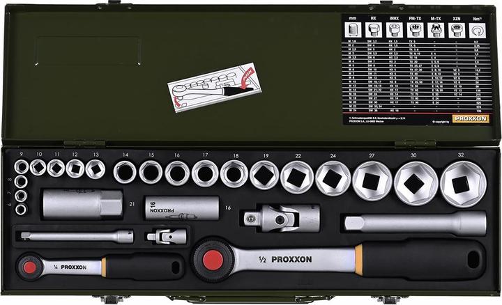 Actual product image Proxxon Socket wrench set (1/2")