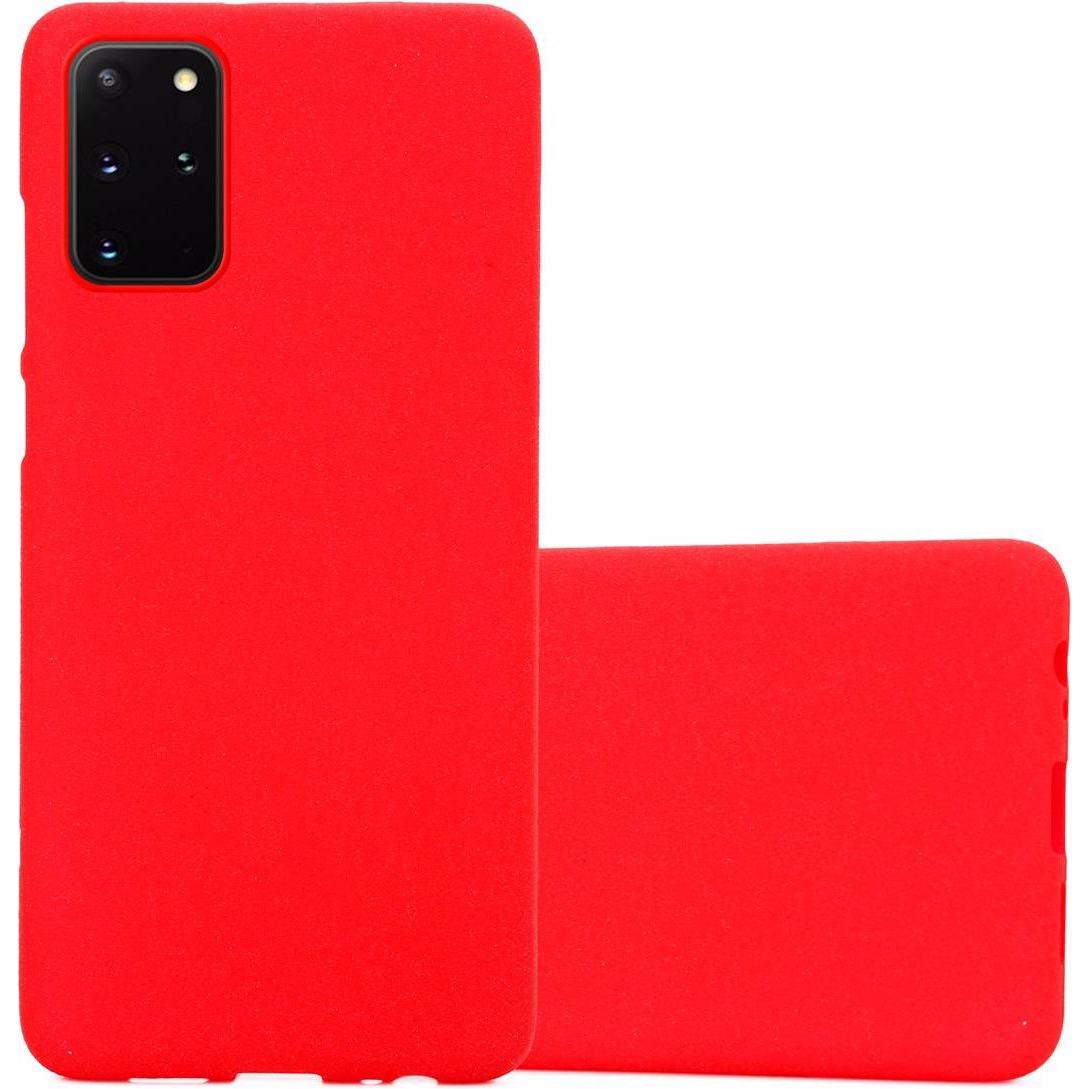 Cadorabo TPU Frosted Cover (Samsung Galaxy S20+), Smartphone Hülle, Rot